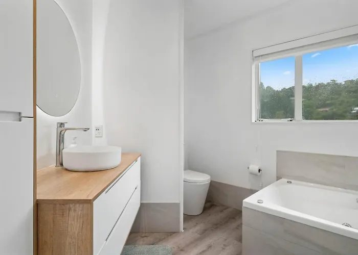 Vakantiehuis Haven House - Views Games Room&spa Pool Rotorua